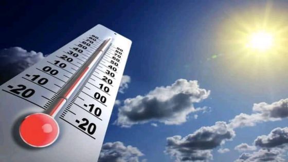 موجة حر (39 -48 درجة) بعدد من مناطق المملكة من الجمعة إلى الاثنين المقبلين (نشرة إنذارية)