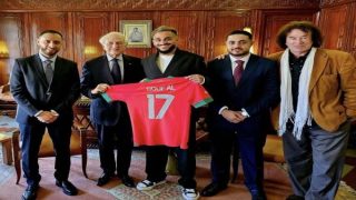 سفيان بوفال في ضيافة مستشار جلالة الملك 