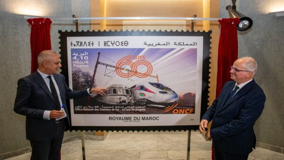 مجموعة بريد المغرب تصدر طابعا بريديا تذكاري احتفاء بالذكرى الستين لتأسيس المكتب الوطني للسكك الحديدية