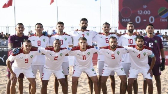 المنتخب المغربي يفوز على نظيره التنزاني لحساب كأس إفريقيا للأمم لكرة القدم الشاطئية