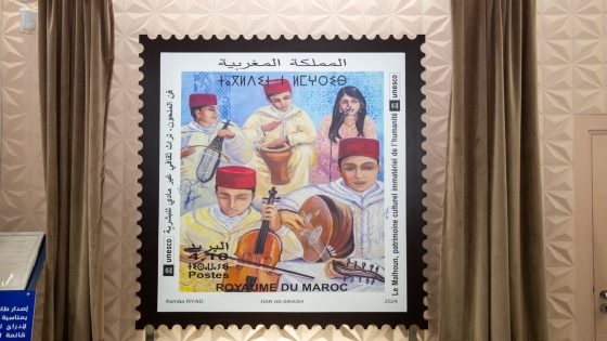 بريد المغرب يصدر طابعًا بريديا خاصًا تحت عنوان “فن الملحون، تراث ثقافي غير مادي للبشرية”