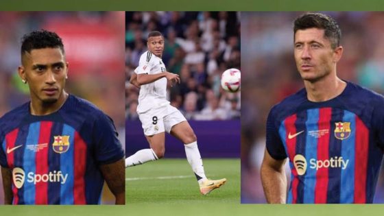 ليفاندوفسكي و رافينيا يحاصران مبابي