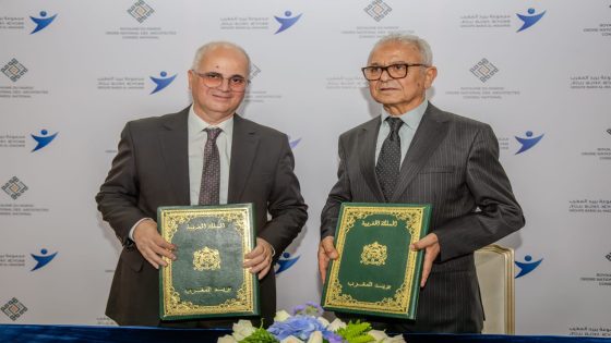 توقيع اتفاقية شراكة بين مجموعة بريد المغرب والمجلس الوطني لهيئة المهندسين المعماريين لتعزيز الثقة الرقمية