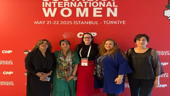 النساء الاتحاديات يُجددن التضامن مع محتجزات تندوف خلال مؤتمر الأممية الاشتراكية بإسطنبول