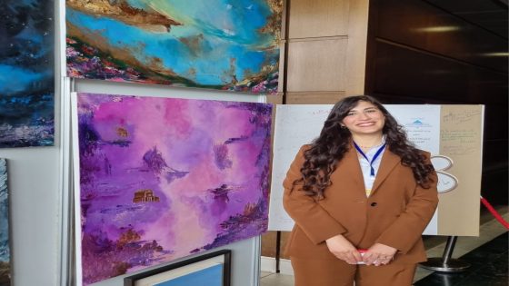 أسماء رحو.. ريشة تنبض بالحلم وتغزل الطبيعة على قماش الإبداع