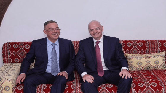 جياني إنفانتينو يوثق زيارته لملعب الأمير مولاي عبد الله بالرباط بفيديو رسمي