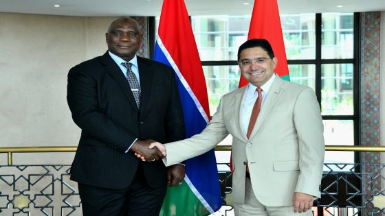 غامبيا تجدد دعمها لسيادة المغرب على الصحراء وتأييدها الكامل لمخطط الحكم الذاتي كحل وحيد موثوق، جاد وواقعي