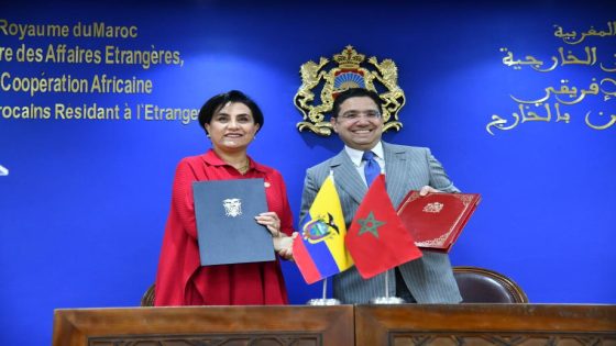 بوريطة: المغرب والإكوادور يتقاسمان نفس الطموح للسيادة والتكامل والحوار المهيكل