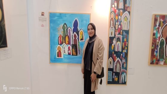الفنانة التشكيلية وفاء رواح.. من أبواب المغرب إلى عتبات العالمية