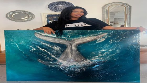 أسماء دحان.. فنانة تشكيلية ترسم الحلم باللون والخيال وتطمح للعالمية