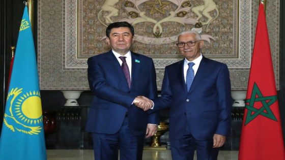 مباحثات بين رشيد الطالبي العلمي ورئيس مجلس النواب الكازاخستاني لتعزيز الدبلوماسية البرلمانية
