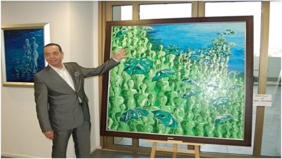 الفنان مولاي عبد الله اليعقوبي يفتتح الدورة الـ16 لمهرجان خريبكة بلوحات تستنطق الجمال والروح