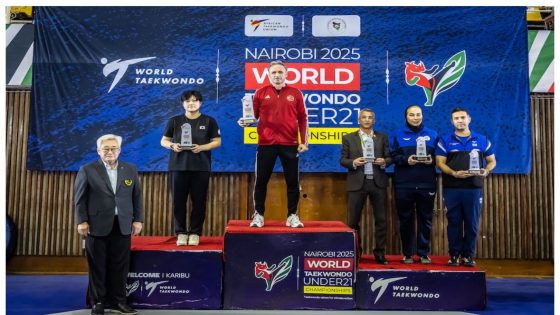 المغرب يحتل الرتبة الثالثة إناثاً والخامسة في الترتيب العام ببطولة العالم للتايكوندو أقل من 21 سنة – نيروبي 2025