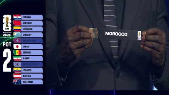 قرعة كأس العالم 2026 تسفر عن صدام ناري بين المغرب والبرازيل في دور المجموعات