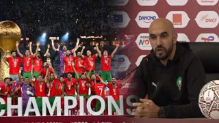 الركراكي: هدفنا التتويج بكأس إفريقيا والمنتخب مستعد لتحمل ضغط المنافسة