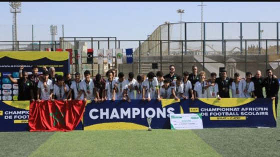المغرب يتوج بلقبي الفتيان والفتيات في بطولة شمال إفريقيا لكرة القدم المدرسية ويتأهل للنهائيات القارية